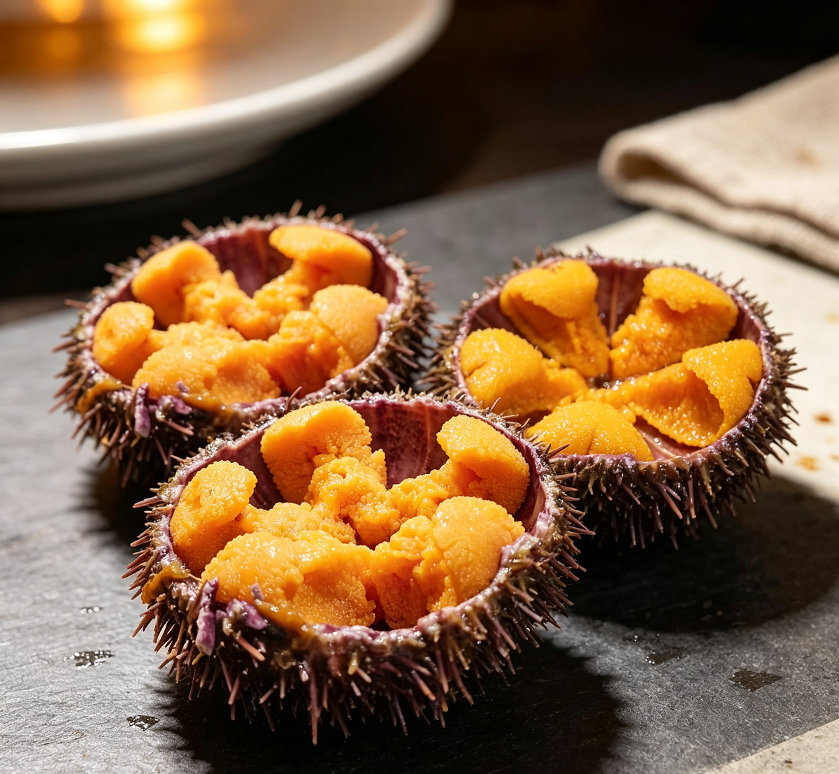 Ocean's Gold: Fresh Sea Urchin Roes