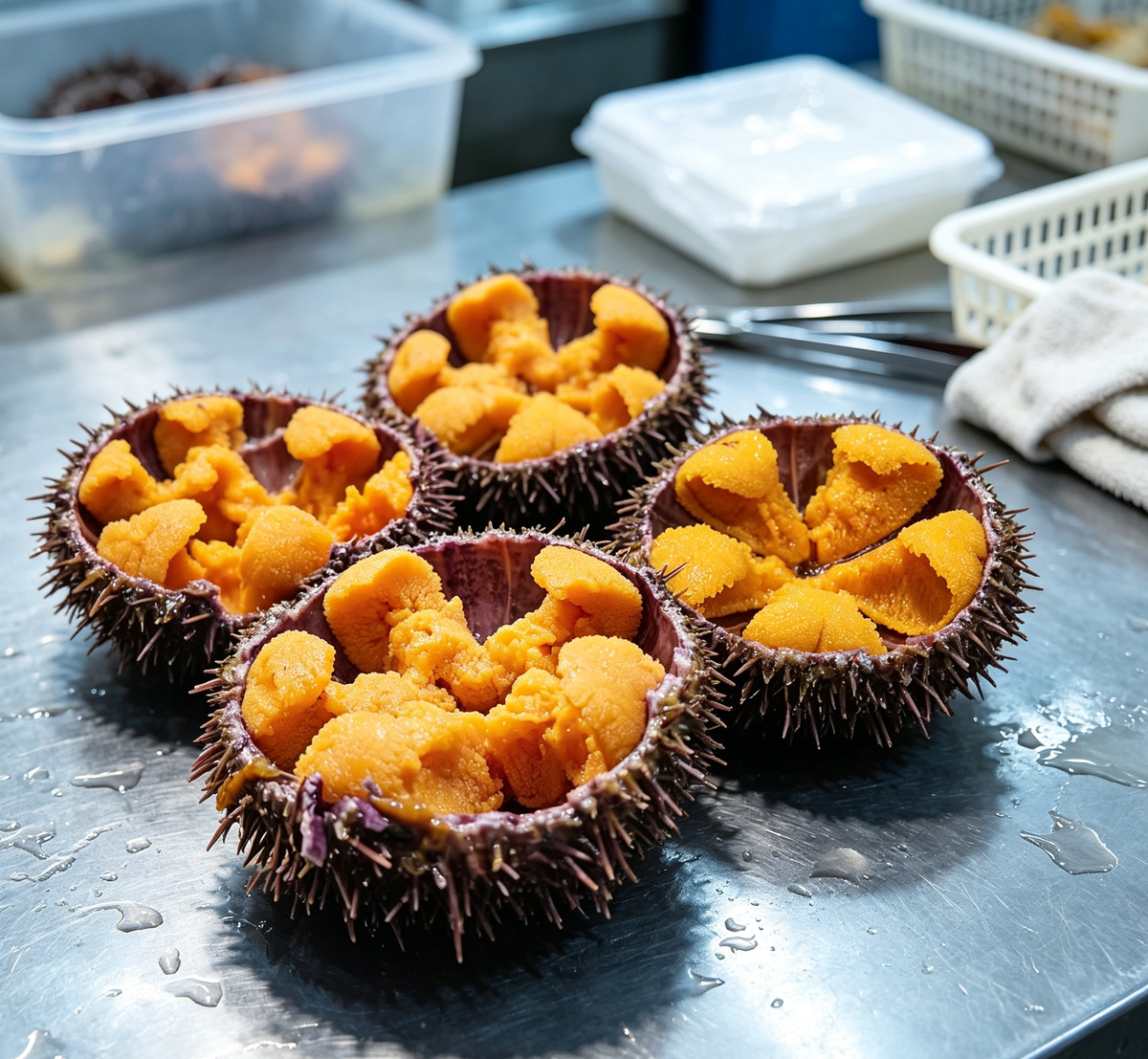Ocean's Gold: Fresh Sea Urchin Roes