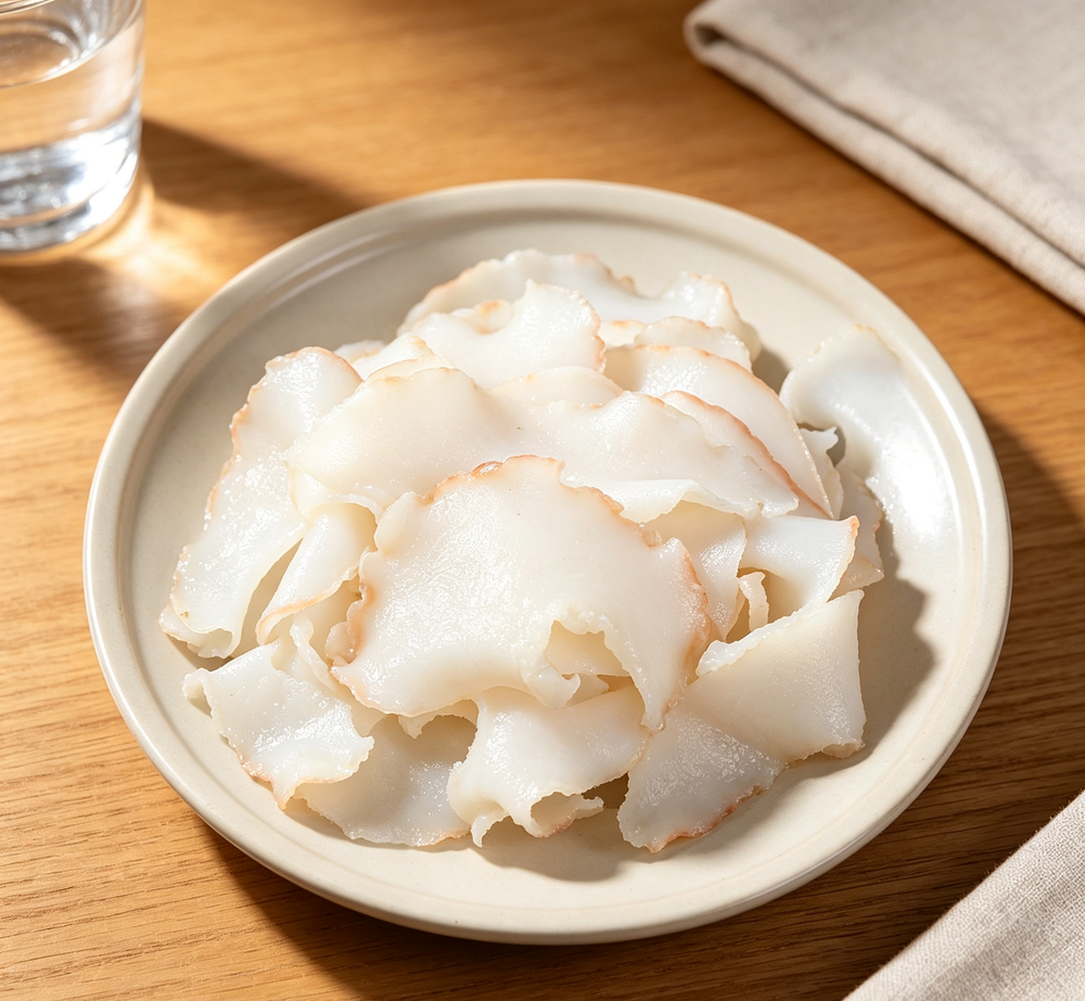 Delicate Seafood Delight: Tender Squid Slices