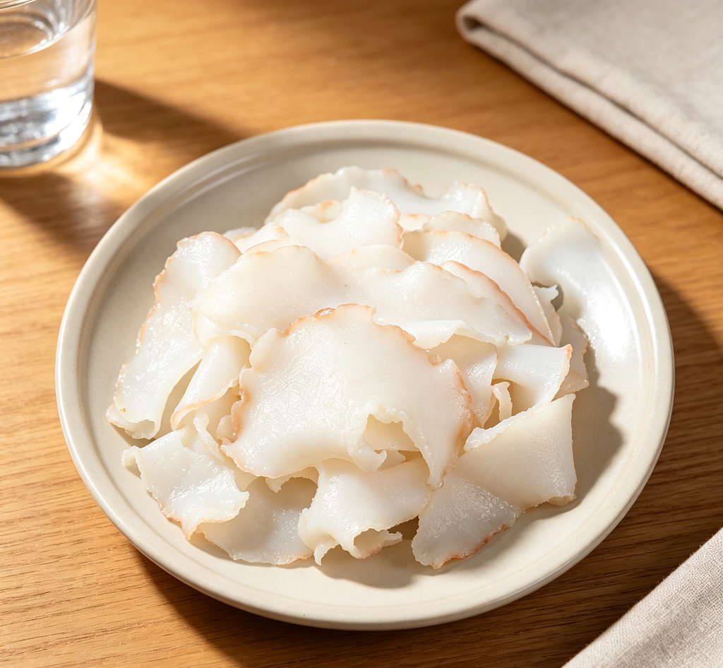 Delicate Seafood Delight: Tender Squid Slices