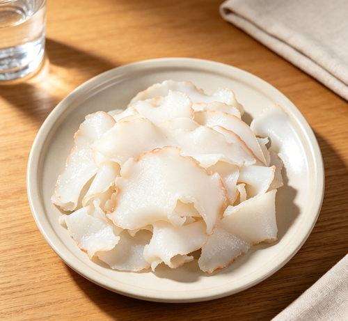Delicate Seafood Delight: Tender Squid Slices