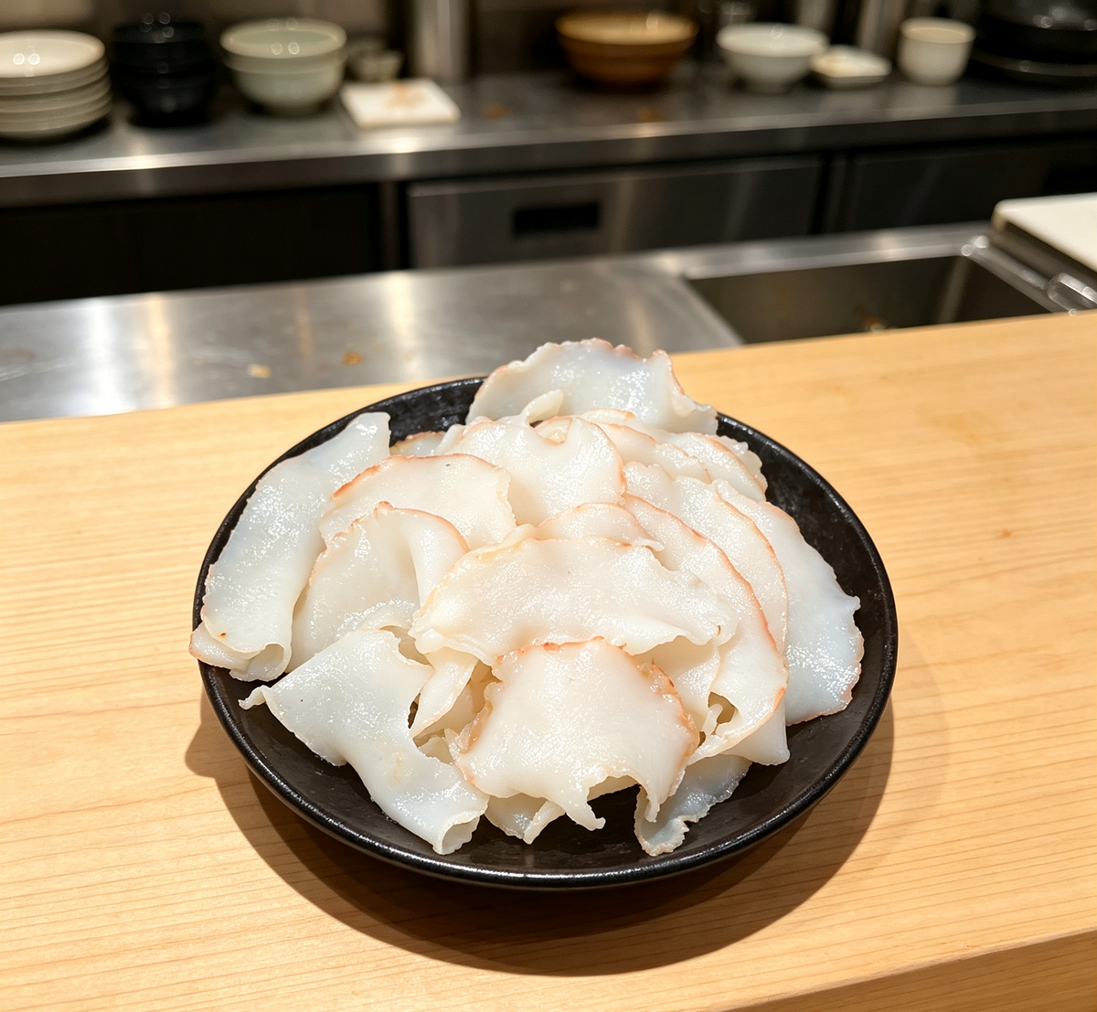 Delicate Seafood Delight: Tender Squid Slices