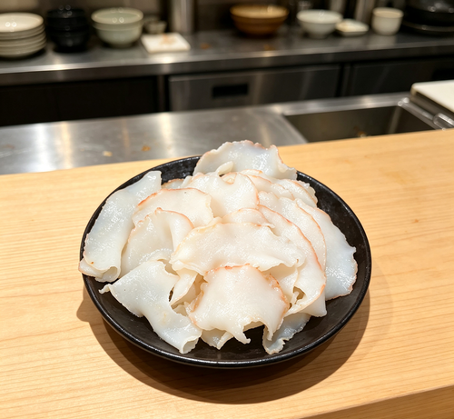 Delicate Seafood Delight: Tender Squid Slices