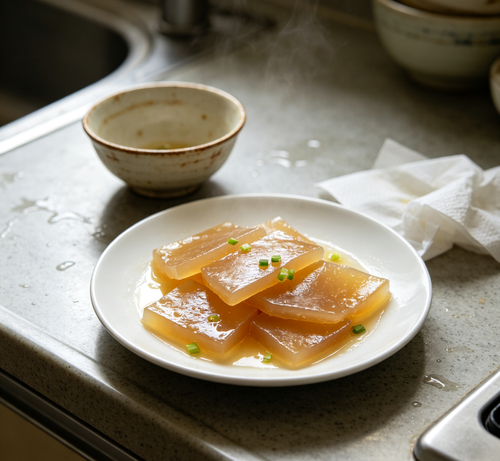 Crisp Chilled Jellyfish Strips: A Refreshing Seafood Classic