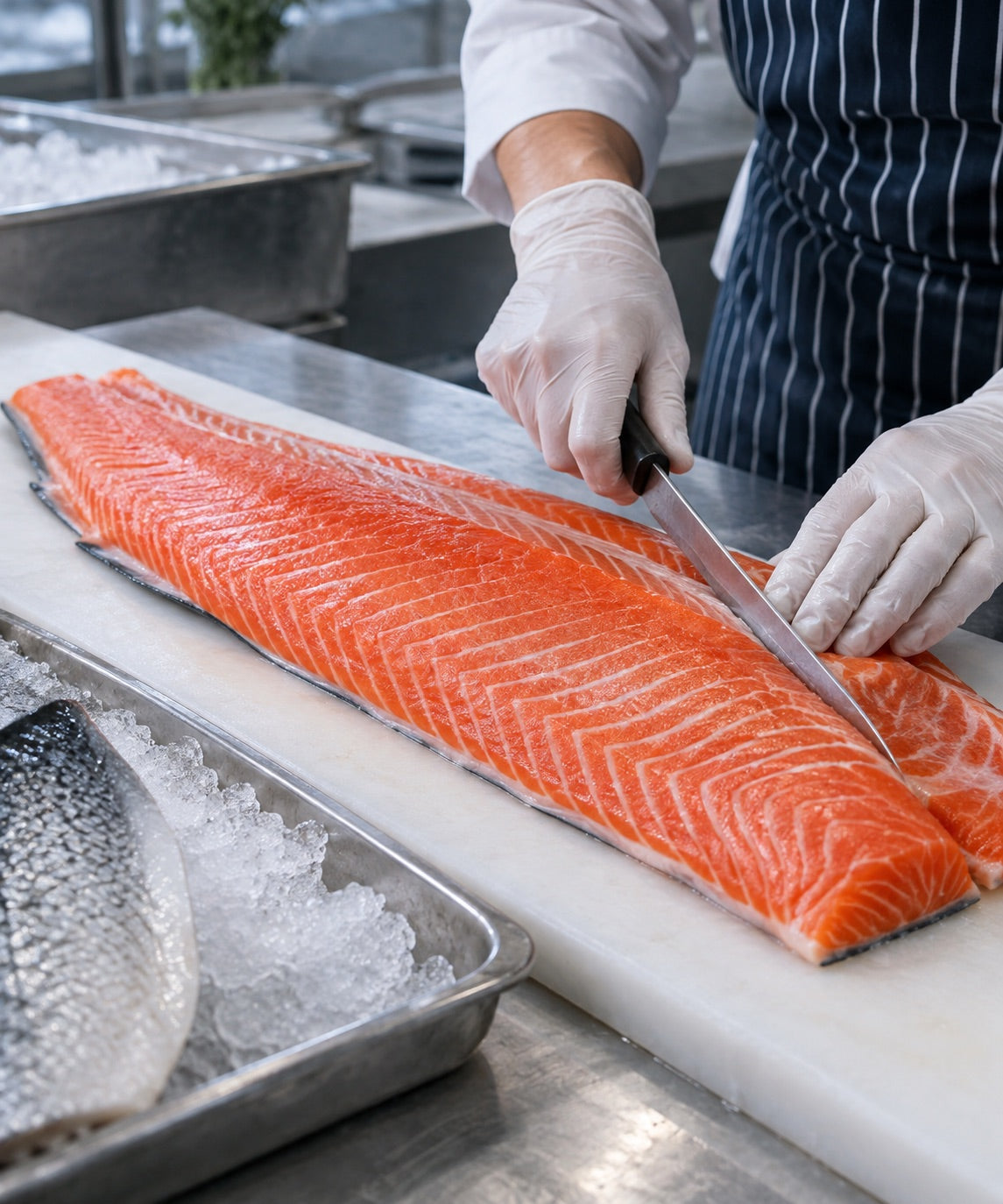 Sliced and filleted
