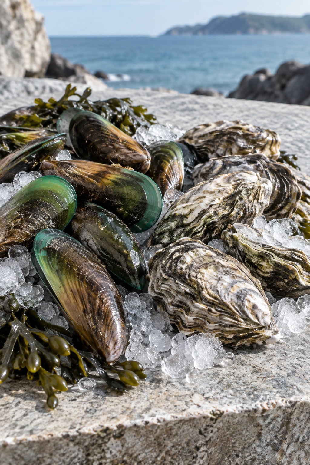 Shellfish and roe